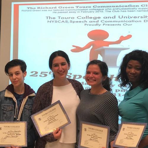 Students at NYSCAS debated a wide range of issues during the 25th Annual Speech Contest.