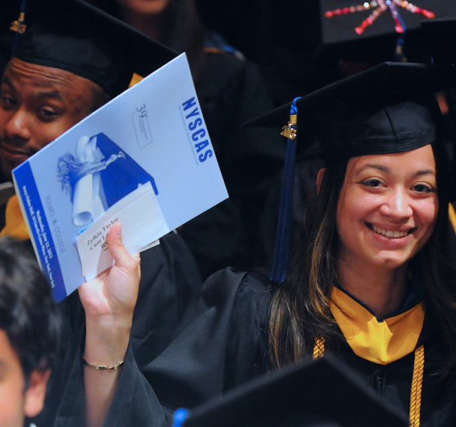 NYSCAS Manhattan graduate at the 2013 commencement ceremony