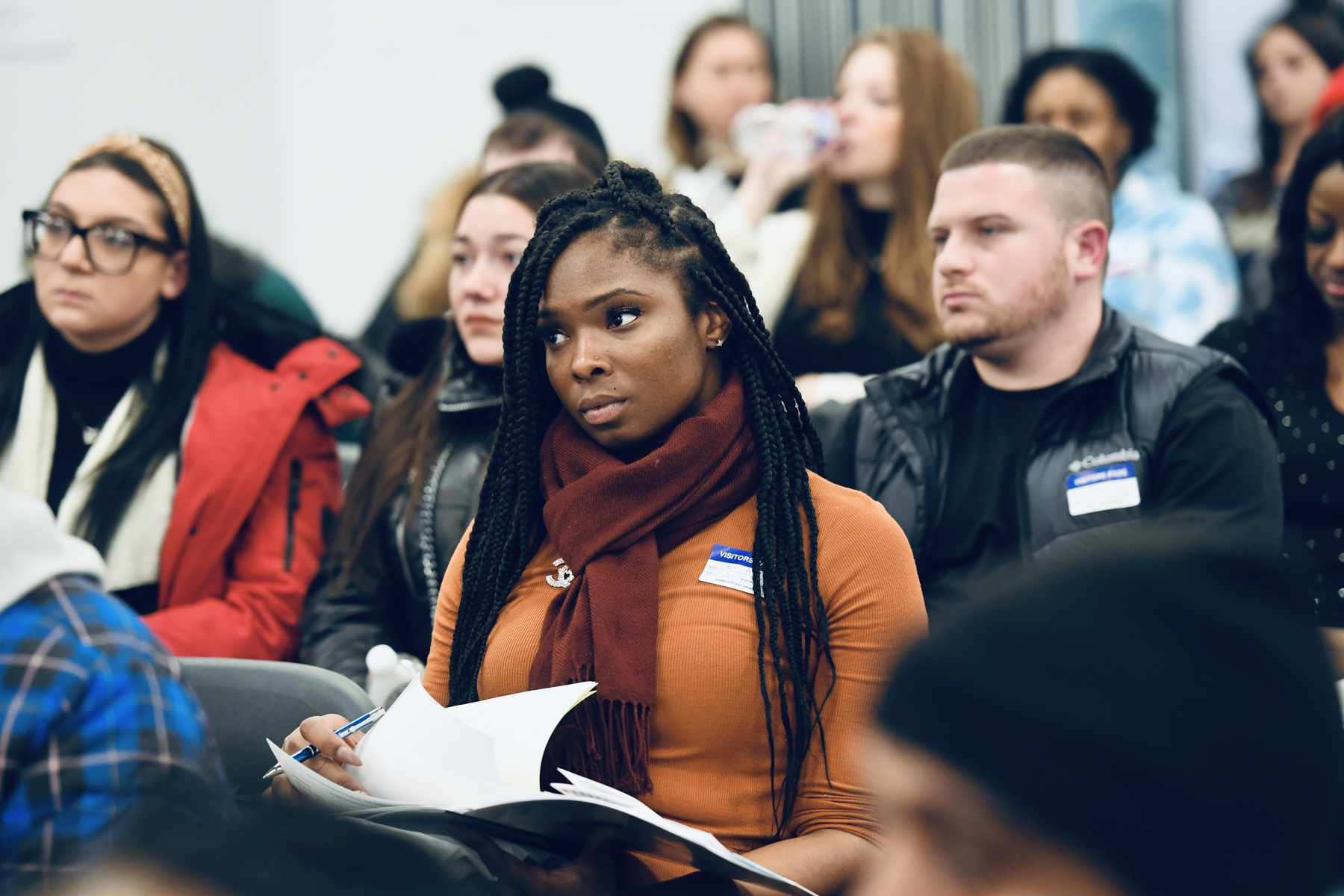 Focusing on the future: At the recent orientation for new NYSCAS students, applicants from across the city learned valuable information and began friendships that would last their academic careers and beyond.