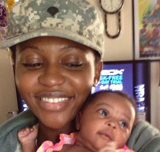 Ochanya Atayi graduated from New York School of Career and Applied Studies with help from the G.I. Bill (and her daughter, Davida). 