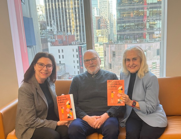 Touro Faculty Members Laurie Bobley, Alan Sebel and Sabra Brock with their new book.